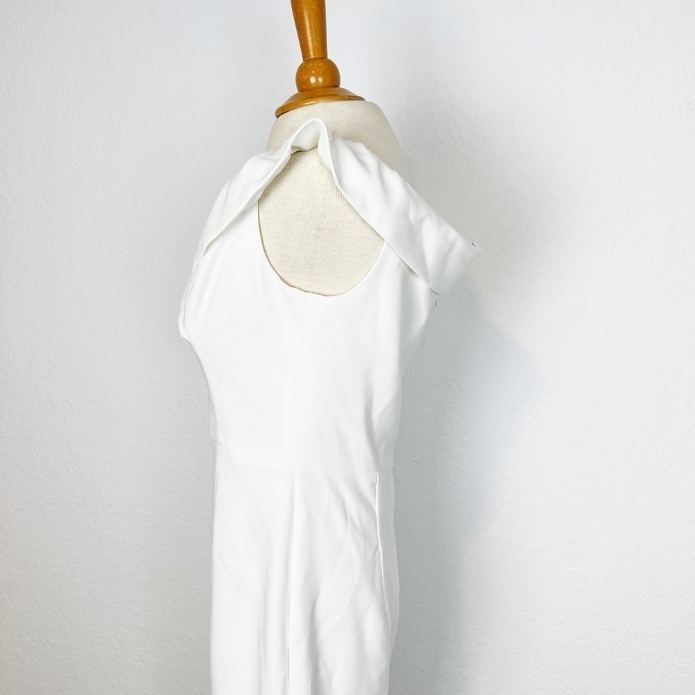 Black Halo Hepfburn Off-Shoulder Sheath Dress - Picture 6 of 10